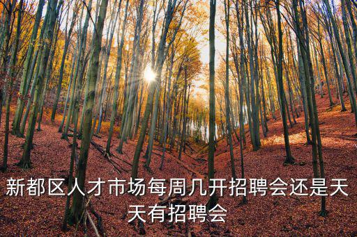 新都區(qū)人才市場(chǎng)每周幾開(kāi)招聘會(huì)還是天天有招聘會(huì)