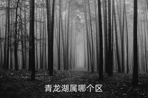 青龍湖屬哪個區(qū)