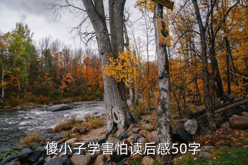 傻小子學害怕，傻小子學害怕的介紹
