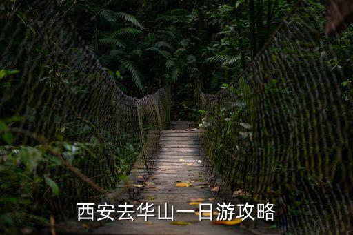 西安去華山一日游攻略