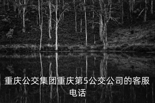重慶公交集團重慶第5公交公司的客服電話