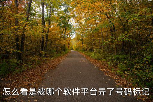 怎么看是被哪個(gè)軟件平臺(tái)弄了號(hào)碼標(biāo)記