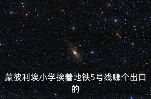 蒙彼利埃小學挨著地鐵5號線哪個出口的