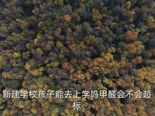 新建學校孩子能去上學嗎甲醛會不會超標