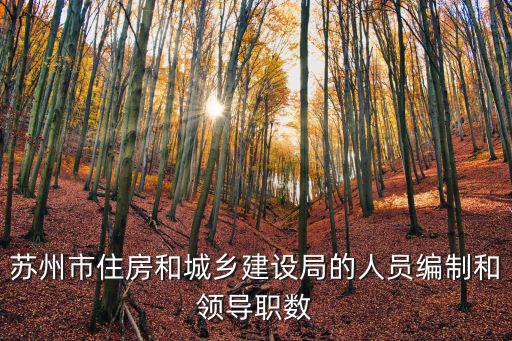 蘇州市住房和城鄉建設局，蘇州新區的住建局在哪里