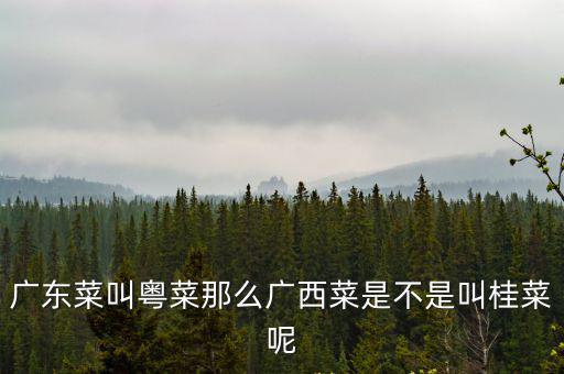 桂菜，想開一家桂菜餐館求名字