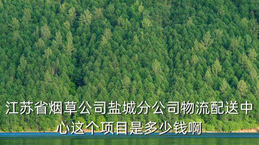 江蘇省煙草公司鹽城分公司物流配送中心這個(gè)項(xiàng)目是多少錢啊