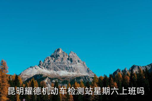 昆明耀德機(jī)動(dòng)車檢測(cè)站星期六上班嗎