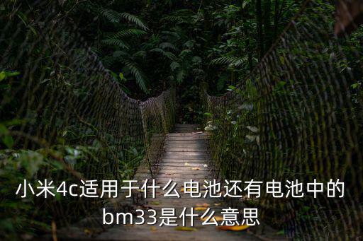 小米4c，小米4c適用于什么電池還有電池中的bm33是什么意思