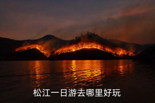 松江一日游去哪里好玩