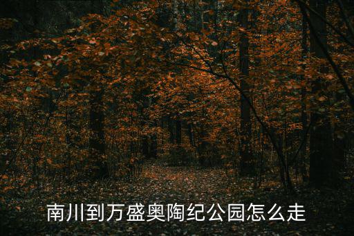 南川到萬盛奧陶紀公園怎么走