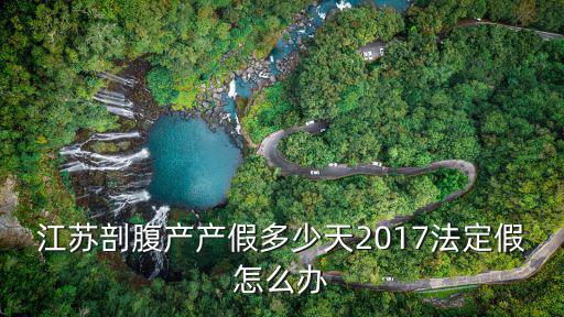 江蘇剖腹產產假多少天2017法定假怎么辦