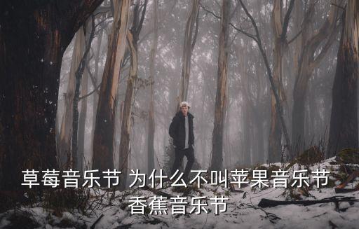 草莓音樂節 為什么不叫蘋果音樂節 香蕉音樂節