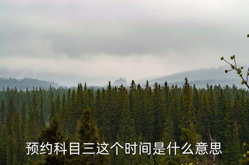 科目三預約時間，滿分考科目三預約有時間規定嗎