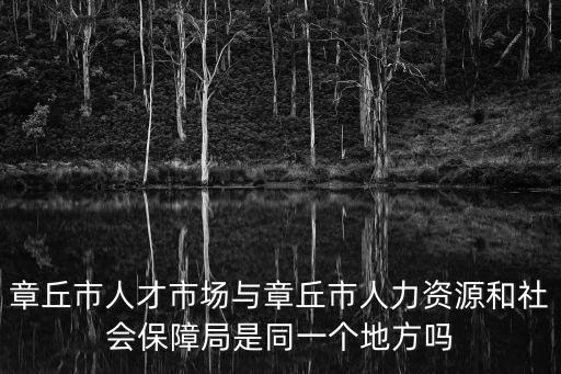 章丘市人才市場與章丘市人力資源和社會保障局是同一個地方嗎