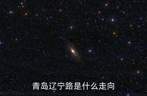 青島遼寧路是什么走向