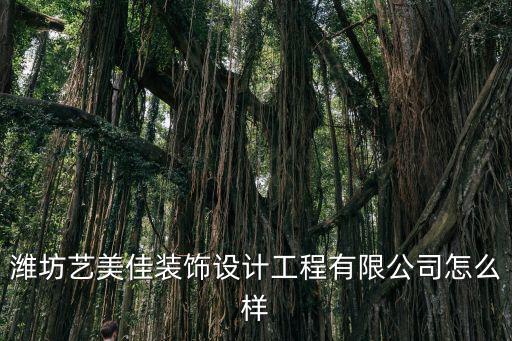 濰坊藝美佳裝飾設計工程有限公司怎么樣