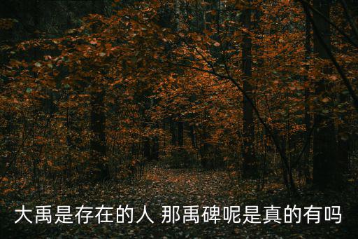 禹王碑，大禹是存在的人 那禹碑呢是真的有嗎