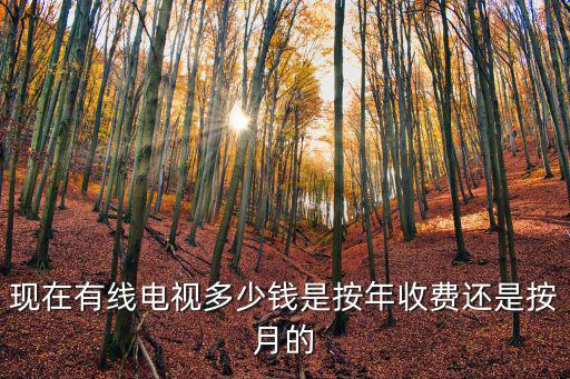 有線電視收費，現在有線電視多少錢是按年收費還是按月的