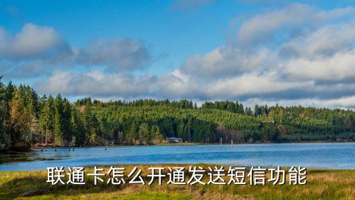 聯通卡怎么開通發送短信功能