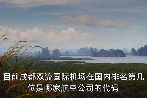 成都雙流國(guó)際機(jī)場(chǎng)，目前成都雙流國(guó)際機(jī)場(chǎng)在國(guó)內(nèi)排名第幾位是哪家航空公司的代碼