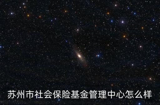 蘇州市社會保險基金管理中心，蘇州市人力資源社保在哪里