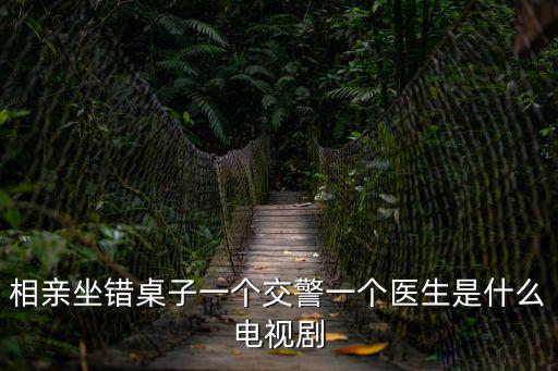 相親坐錯桌子一個交警一個醫生是什么電視劇