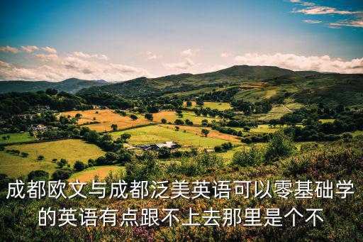 成都歐文與成都泛美英語可以零基礎學的英語有點跟不上去那里是個不