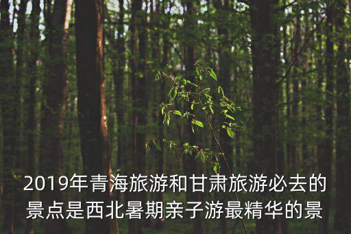 2019年青海旅游和甘肅旅游必去的景點是西北暑期親子游最精華的景
