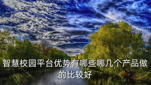 智慧教育平臺，智慧校園平臺優勢有哪些哪幾個產品做的比較好