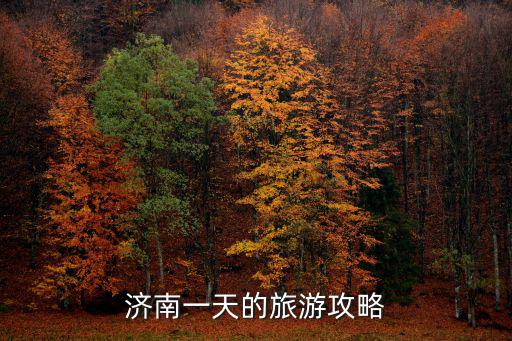 濟南一天的旅游攻略