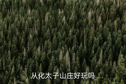 從化太子山莊好玩嗎