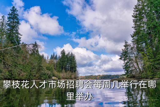 攀枝花人才市場招聘會每周幾舉行在哪里舉辦