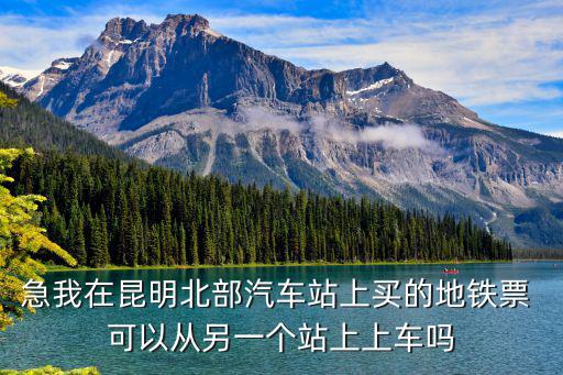 地鐵票，急我在昆明北部汽車站上買的地鐵票 可以從另一個站上上車嗎