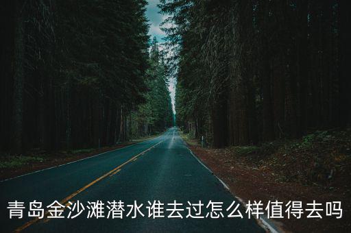 青島金沙灘潛水誰去過怎么樣值得去嗎