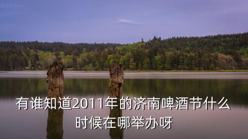 有誰知道2011年的濟南啤酒節什么時候在哪舉辦呀