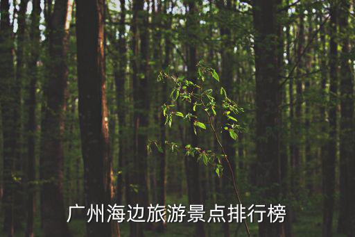 廣州海邊旅游景點排行榜