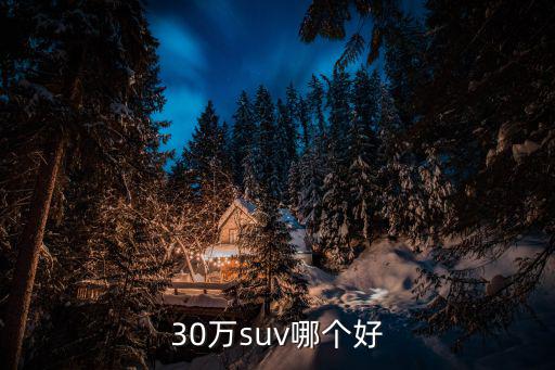 30萬suv，30萬預算買什么suv好