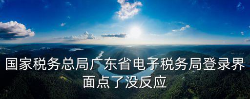 國家稅務總局廣東省電子稅務局，為什么廣東稅務APP看不到服務提醒