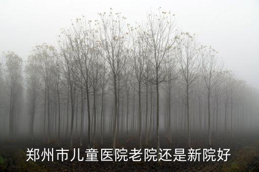 鄭州市兒童醫院老院還是新院好