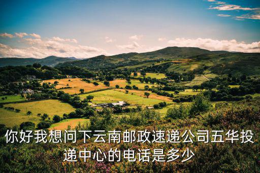 你好我想問下云南郵政速遞公司五華投遞中心的電話是多少
