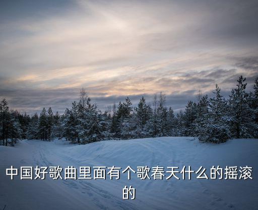 中國好歌曲里面有個歌春天什么的搖滾的