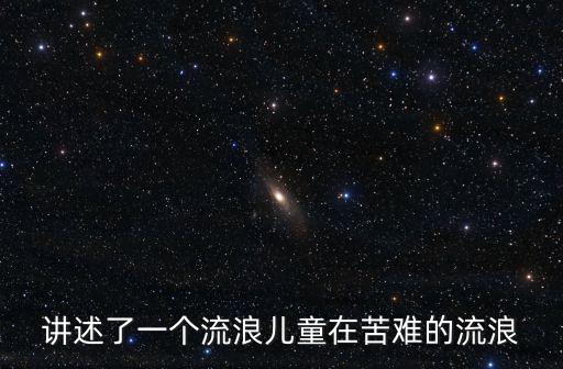 講述了一個流浪兒童在苦難的流浪