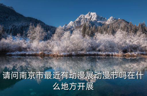 請問南京市最近有動漫展動漫節嗎在什么地方開展