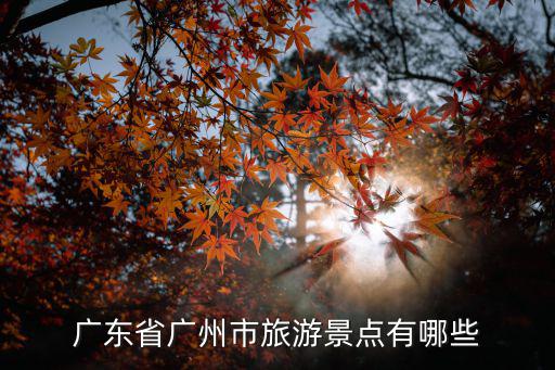 廣東省廣州市旅游景點(diǎn)有哪些