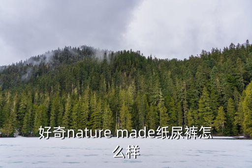 好奇nature made紙尿褲怎么樣
