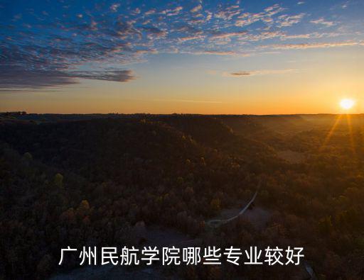 廣州民航學院，廣州民航學院哪些專業較好