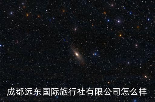 成都遠東國際旅行社有限公司怎么樣