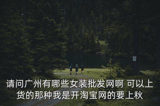 請問廣州有哪些女裝批發網啊 可以上貨的那種我是開淘寶網的要上秋