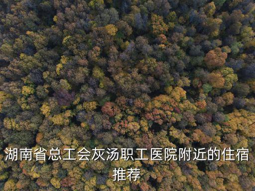 湖南省總工會灰湯職工醫院附近的住宿推薦